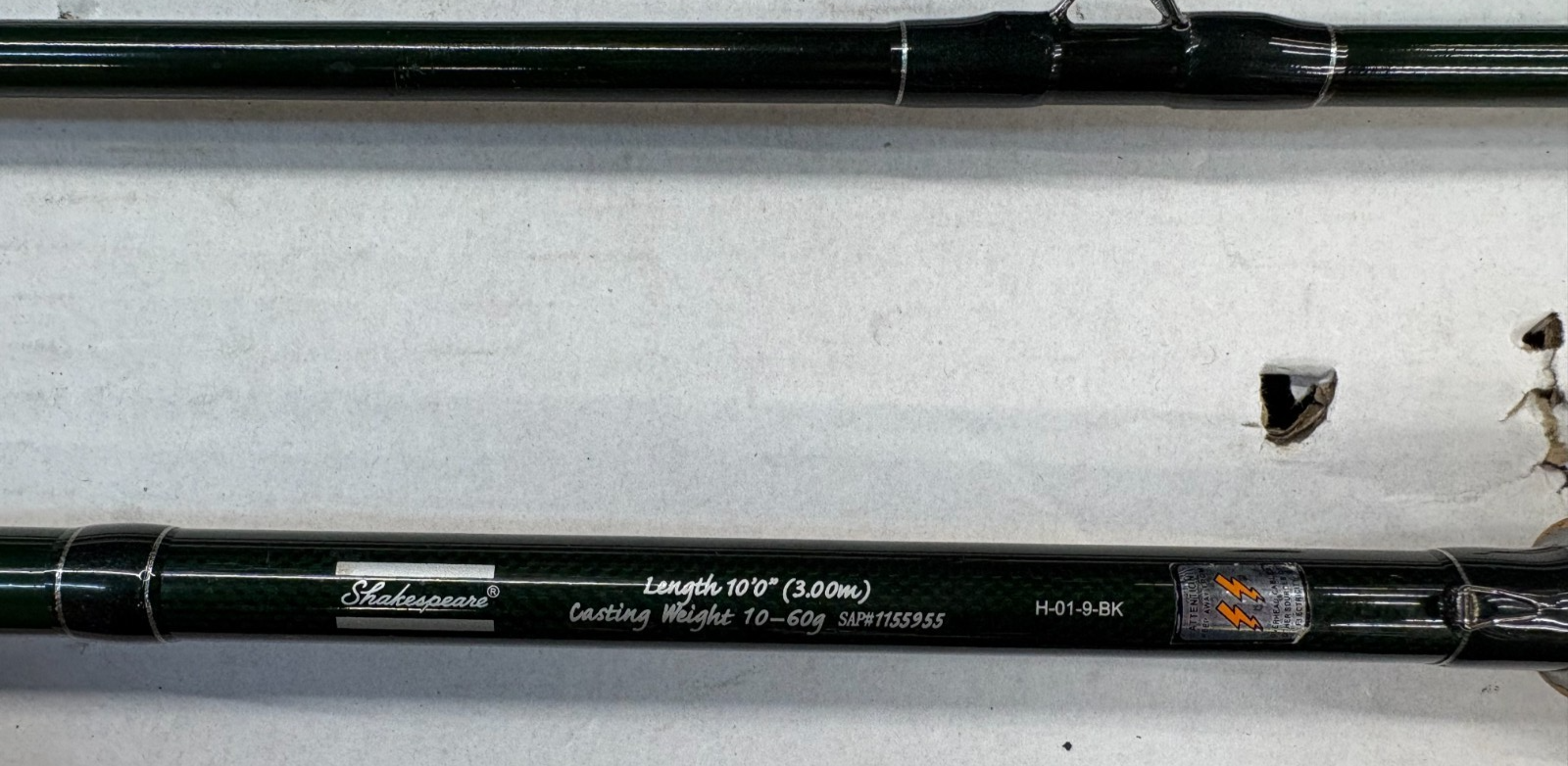 Shakespeare Trion Royalty Spin 10ft 10-60g Carp Fishing Rod Good Quick Delivery