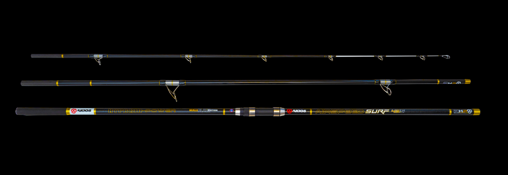 Akios AIRSPEED 435 MKII Black 14ft 5" Sea Fishing Surf Rod Quick Delivery