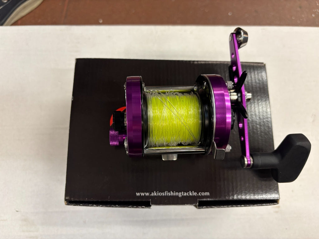 Akios Kyori 656 CTM Gun Smoke Purple Mutiplier Sea Fishing Reel Quick Delivery