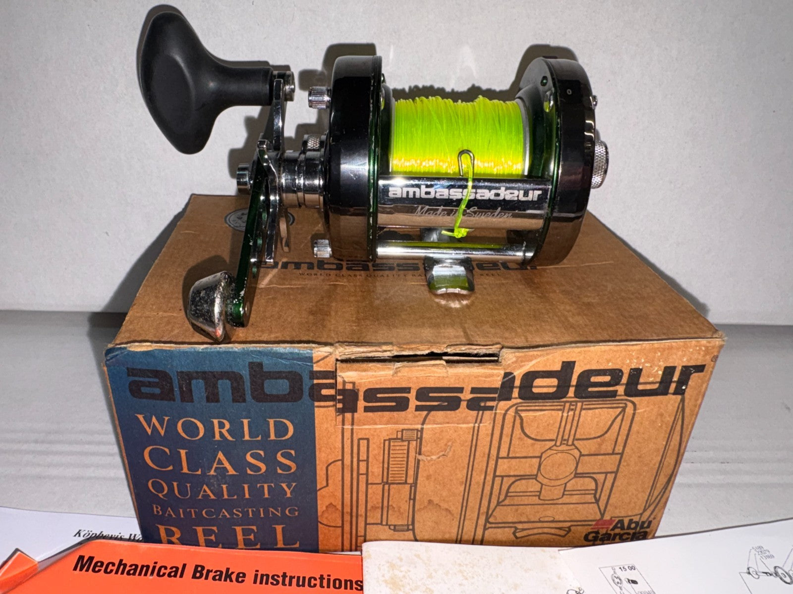 Abu Garcia Ambassadeur 6500 C3 CT  SEA Fishing SWEDEN G Reel Good Quick Delivery