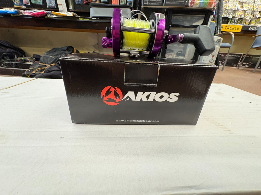 Akios Kyori 656 CTM Gun Smoke Purple Mutiplier Sea Fishing Reel Quick Delivery