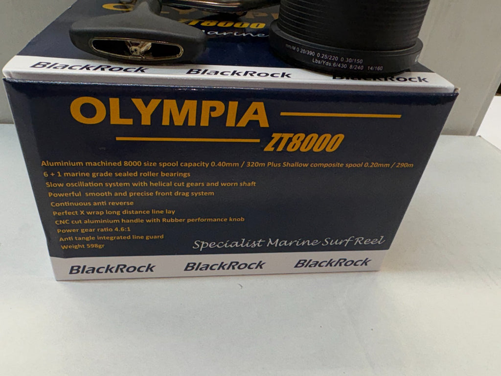 BLACKROCK OLYMPIA ZT8000  SEA Fishing Surf Reel New Quick Delivery