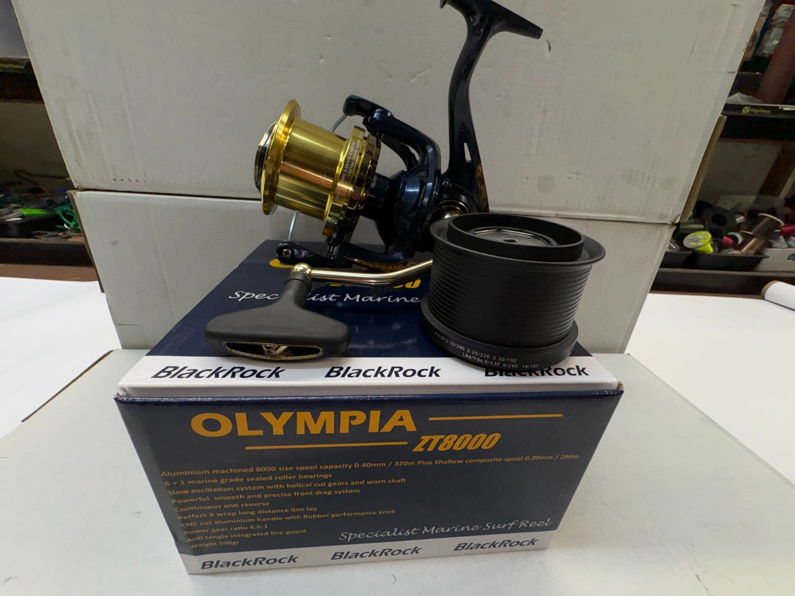 BLACKROCK OLYMPIA ZT8000  SEA Fishing Surf Reel New Quick Delivery